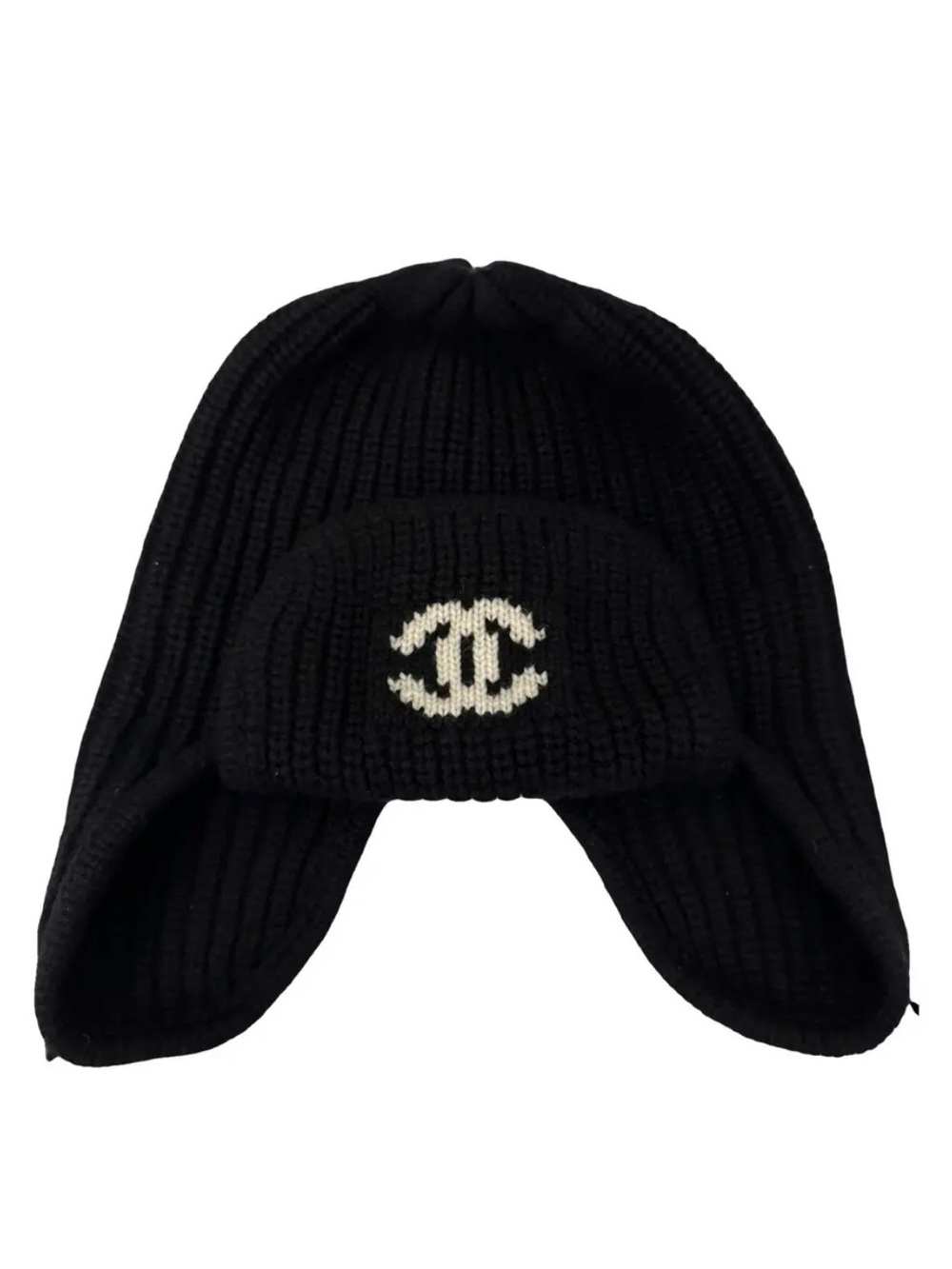 ChaneI Neige Collection Logo Beanie Ear- Warmer Hat